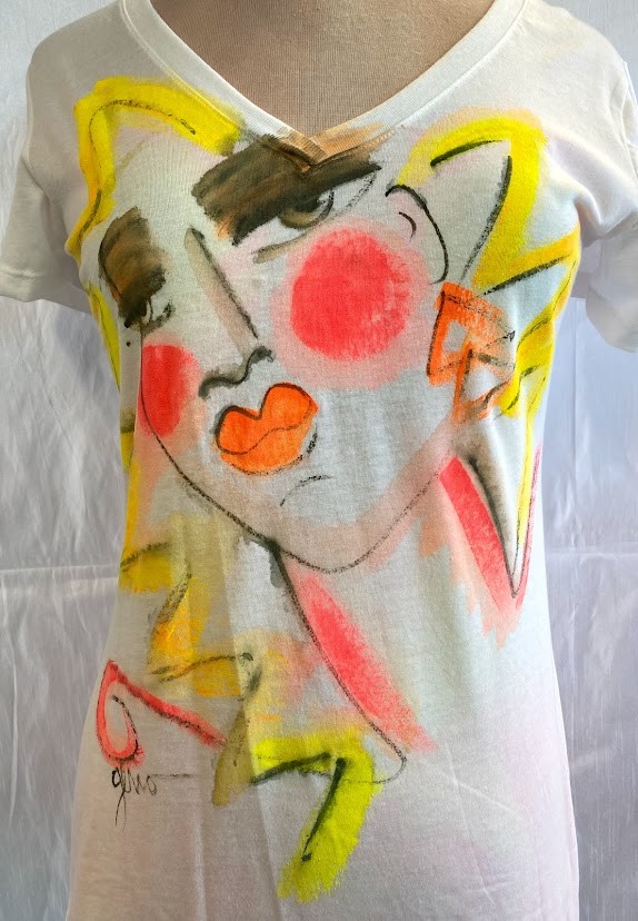 Face Pink Yellow Large 9645