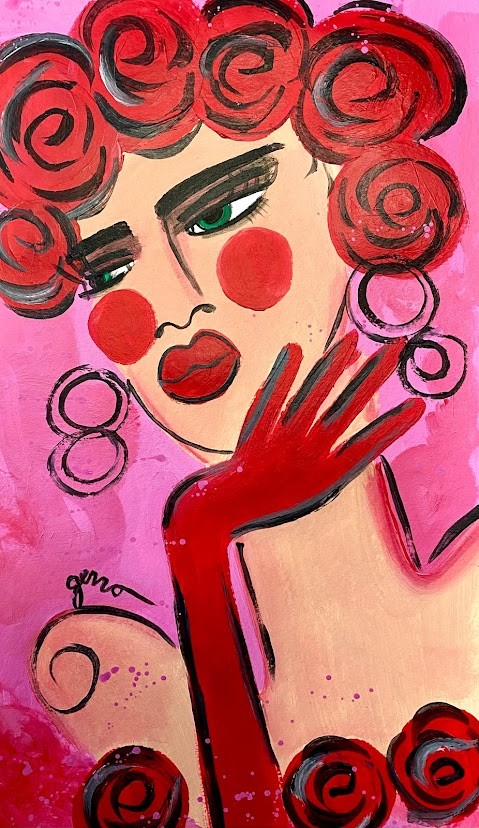 Couture Red Giclee Prints 10x16