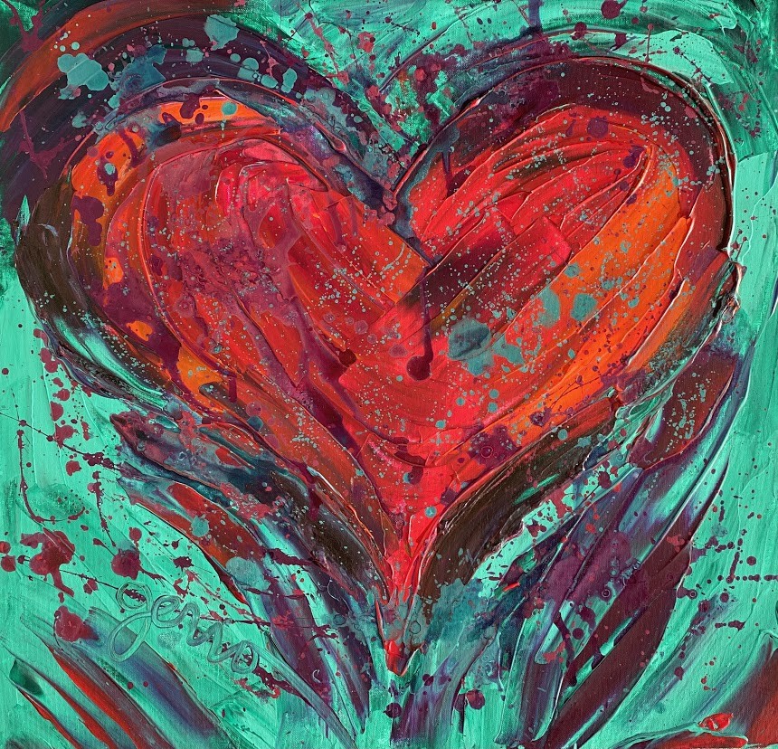 Red Heart 24x24
